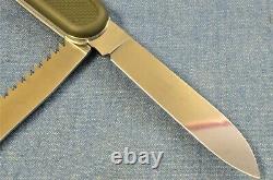 1979-80 VTG 108mm Victorinox OLIVE GREEN SAFARI TROPPER Swiss Army Knife NEW NOS