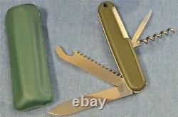 1979-80 VTG 108mm Victorinox OLIVE GREEN SAFARI TROPPER Swiss Army Knife NEW NOS