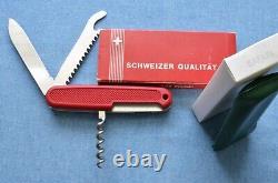 1979-80 VTG 108mm Victorinox SAFARI/RED TROPPER Swiss Army Knife NEW IN BOX NOS