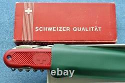 1979-80 VTG 108mm Victorinox SAFARI/RED TROPPER Swiss Army Knife NEW IN BOX NOS
