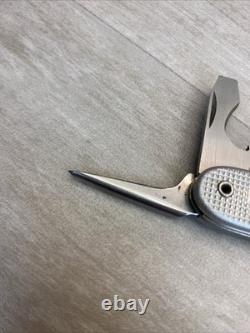 1982 Victorinox Silver Swiss Army Knife Soldier Folding Knife