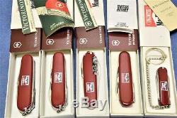 1990's NOS Victorinox MARLBORO Swiss Army Knives TRAIL GUIDE OUTDOORSMAN SPARTAN