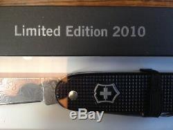 2010 Alox Damascus Steel Swiss Army Knife Limited Ediition Victorinox