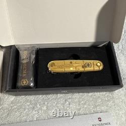 2016 Victorinox Climber Limited Edition 24K Gold Brazil Olympic Games Multi Tool