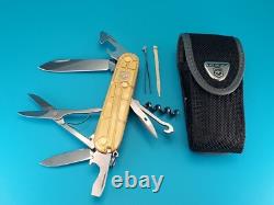 2016 Victorinox Climber Limited Edition 24K Gold Brazil Olympic Games Multi Tool