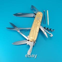 2016 Victorinox Climber Limited Edition 24K Gold Brazil Olympic Games Multi Tool