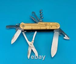 2016 Victorinox Climber Limited Edition 24K Gold Brazil Olympic Games Multi Tool