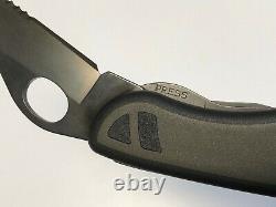 2017 Victorinox US Soldier Combat Utility Knife Black Swiss Army Navy SAK Demo