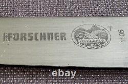 6 Victorinox Forschner 1105 Rosewood Handle 4.75 Blade Steak Knives Switzerland