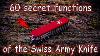 60 Secret Functions Of The Swiss Army Knife Only A Few People Know About