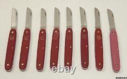 8 Victorinox Swiss Made Stainless Steel Blade Folding Floral Pocket Knives