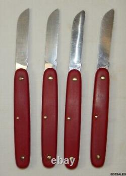 8 Victorinox Swiss Made Stainless Steel Blade Folding Floral Pocket Knives