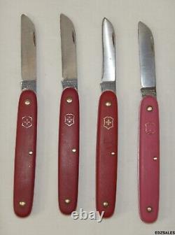 8 Victorinox Swiss Made Stainless Steel Blade Folding Floral Pocket Knives