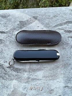 80 Victorinox MAUSER Swiss Army Folding Knife NOS 58mm Keychain Classic Black SD