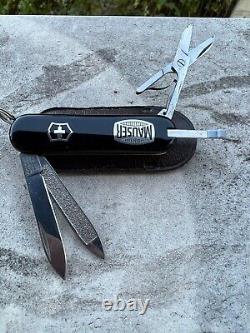 80 Victorinox MAUSER Swiss Army Folding Knife NOS 58mm Keychain Classic Black SD