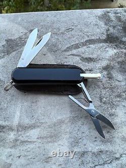 80 Victorinox MAUSER Swiss Army Folding Knife NOS 58mm Keychain Classic Black SD
