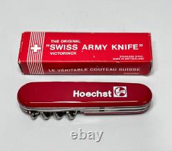 80 Victorinox Officer Swiss Army Folding Knife NOS 84mm Tourist Hoechst AD NEW