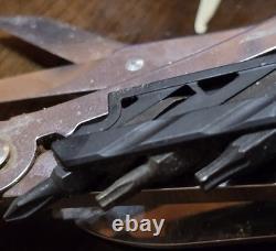 9 Victorinox CyberTool Lite Ruby Red Swiss Army Knife 91mm 24 Tool Rare Used