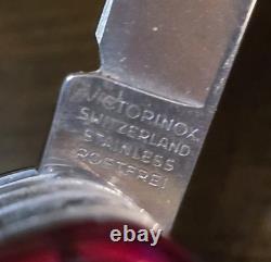 9 Victorinox CyberTool Lite Ruby Red Swiss Army Knife 91mm 24 Tool Rare Used