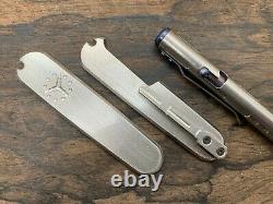 91mm Titanium Victorinox Swiss Army Knife SCALES + CLIP (Spartan, SwissChamp.)