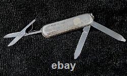 925 Sterling Victorinox SD Swiss Army Knife, with Apple Logo, 3 Tool