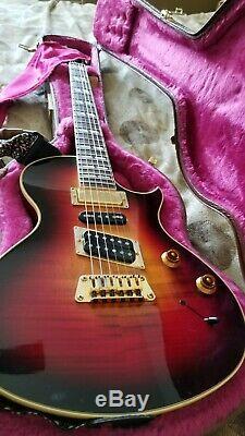 95 Gibson Nighthawk in Fireburst with Original HS Case Swiss Army Knife of Tone