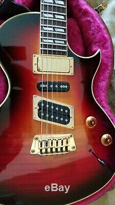 95 Gibson Nighthawk in Fireburst with Original HS Case Swiss Army Knife of Tone