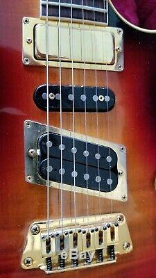 95 Gibson Nighthawk in Fireburst with Original HS Case Swiss Army Knife of Tone