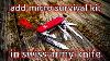 Add Micro Survival Kit In The Swiss Army Knife