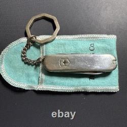 Authentic Tiffany & Co Victorinox Sterling Silver & 18k Swiss Army Pocket Knife