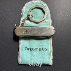 Authentic Tiffany & Co Victorinox Sterling Silver & 18k Swiss Army Pocket Knife
