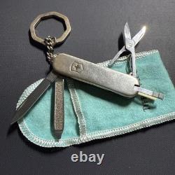 Authentic Tiffany & Co Victorinox Sterling Silver & 18k Swiss Army Pocket Knife