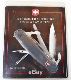 Authentic Wenger Swiss Army Mountaineer Utility Knife 5/1/1989 Unopened