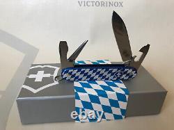 Bavarian style Victorinox Swiss Army Knife Pioneer Alox Special Edition NIB Blue