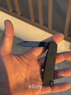 Black Victorinox swiss army Knife Carbon limited edition Spartan PS