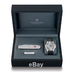Brand New in Box Swiss Army Officer Watch & Knife Gift Set 241550.2 Warranty