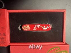 Brand new VICTORINOX HUNTSMAN YEAR OF THE RABBIT 2023 Army Knife Red New LIMITED