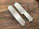 Brushed Titanium Swiss Army Knife SCALES for 91mm Victorinox Custom Made in USA