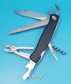 Buck Wenger Switzerland SwissMate II 2 SwissBuck Black Multi Tool Knife! RARE