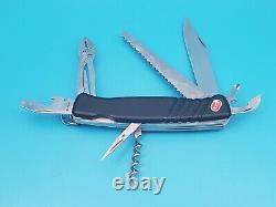 Buck Wenger Switzerland SwissMate II 2 SwissBuck Black Multi Tool Knife! RARE