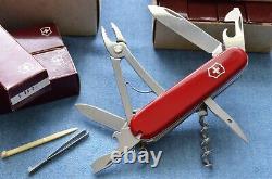 C. 1990 RARE Victorinox 1.3623 AKA MECHANIC withCorkscrew Swiss Army Knife NIB NOS