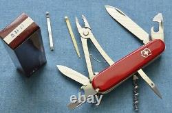 C. 1990 RARE Victorinox 1.3623 AKA MECHANIC withCorkscrew Swiss Army Knife NIB NOS