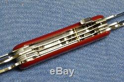 C. 1990 VERY RARE Wenger DOUBLE BLADE Swiss Army Knife New in Box SERRATED LOCK
