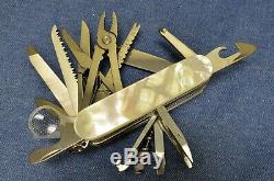 C. 2004 RARE NEW IN BOX MOTHER OF PEARL VICTORINOX SwissChamp Swiss Army Knife