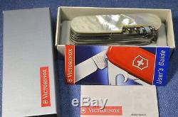 C. 2004 RARE NEW IN BOX MOTHER OF PEARL VICTORINOX SwissChamp Swiss Army Knife