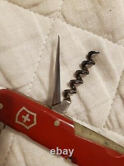 C1930s Victorinox / Elsener Schwyz spartan Swiss Army Knife vtg Birdseye rivets