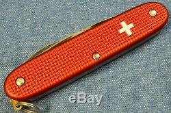 C1970s VTG BUT NEW IN BOX Victorinox PIONEER Red Alox Old Cross Swiss Army Knife