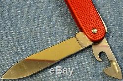 C1970s VTG BUT NEW IN BOX Victorinox PIONEER Red Alox Old Cross Swiss Army Knife