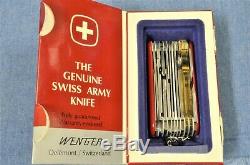 C1980s-90s Vintage, WENGER TOOL CHEST PLUS Swiss Army Knife, New in Box withDEFECT