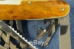 C2000 Vintage, RARE STAGHORN VICTORINOX SwissChamp Swiss Army Knife NEW IN BOX